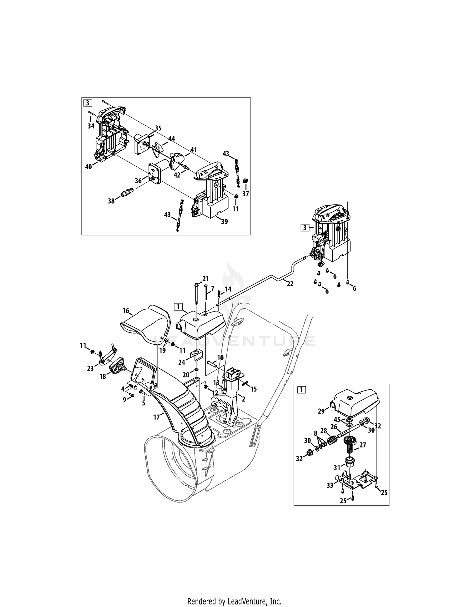 Chute Control 4-Way (Electric)