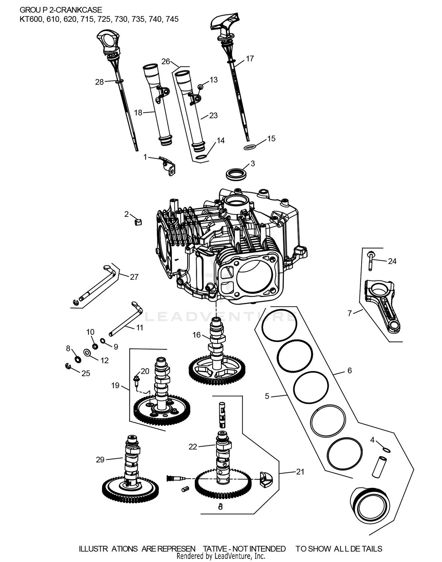 KT745-3099 CrankCase