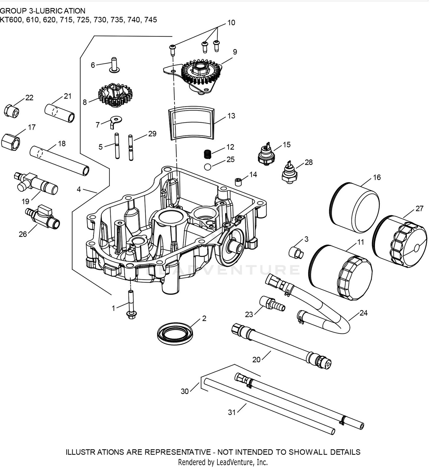 KT745-3099 Lubrication