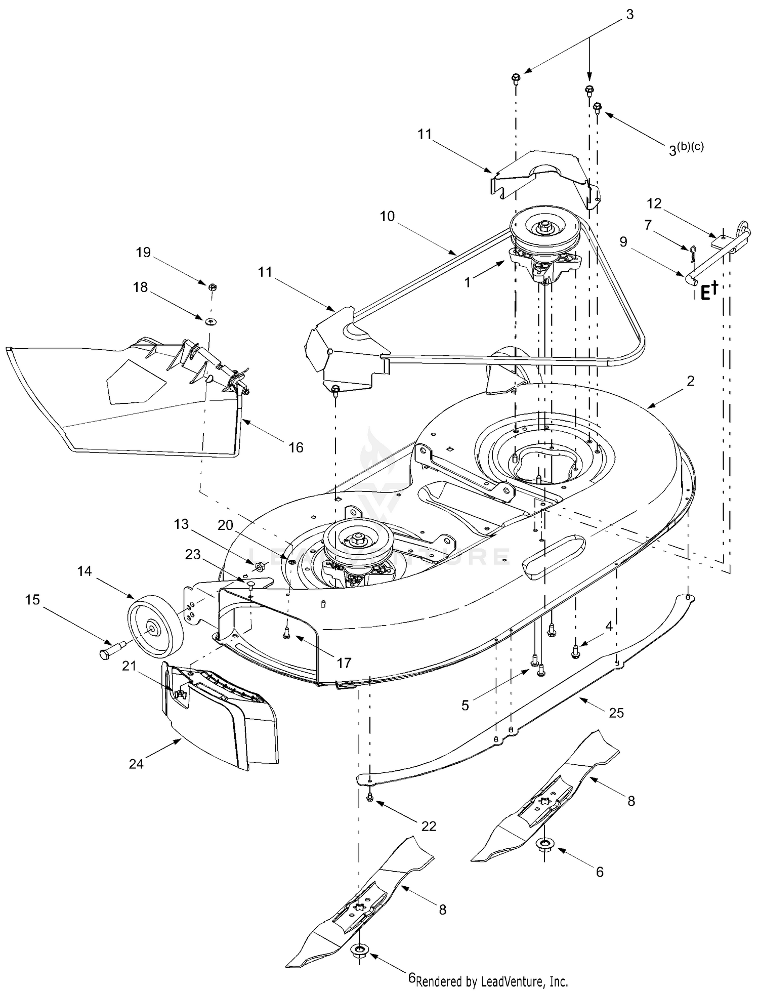 Deck Assembly "F" & "G"
