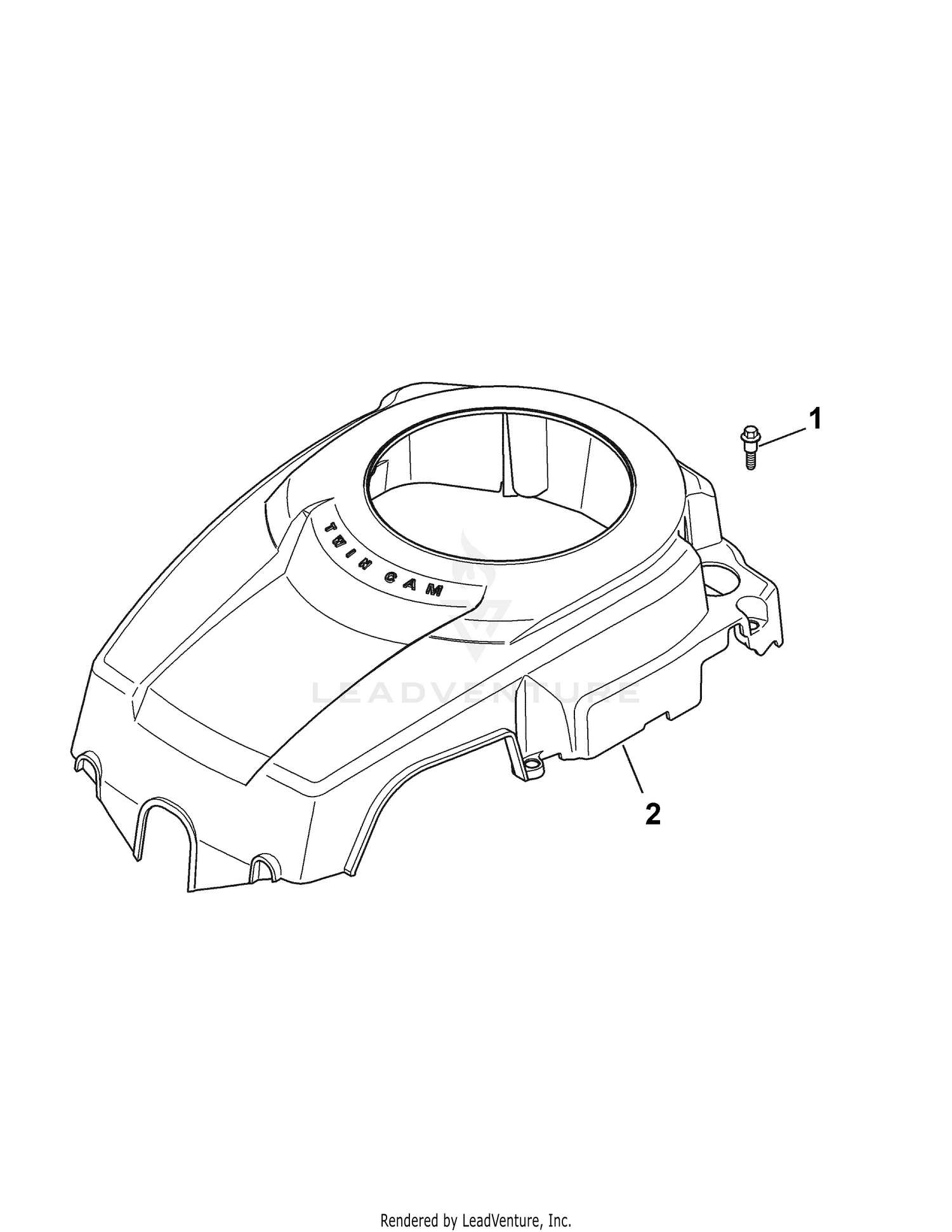 Kohler SV600-0217 Blower Housing