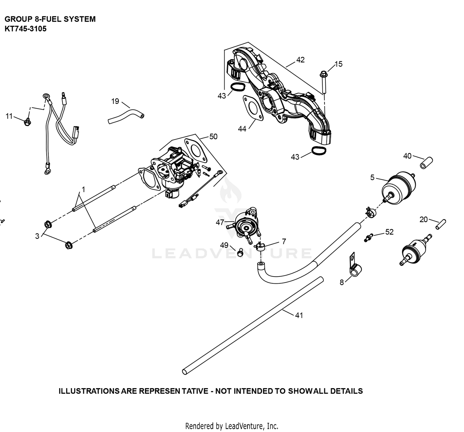 KT745-3105 Fuel System
