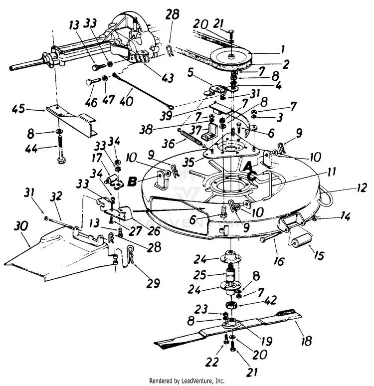 MTD 135048 (1988) Lawn Tractor PartsWarehouse
