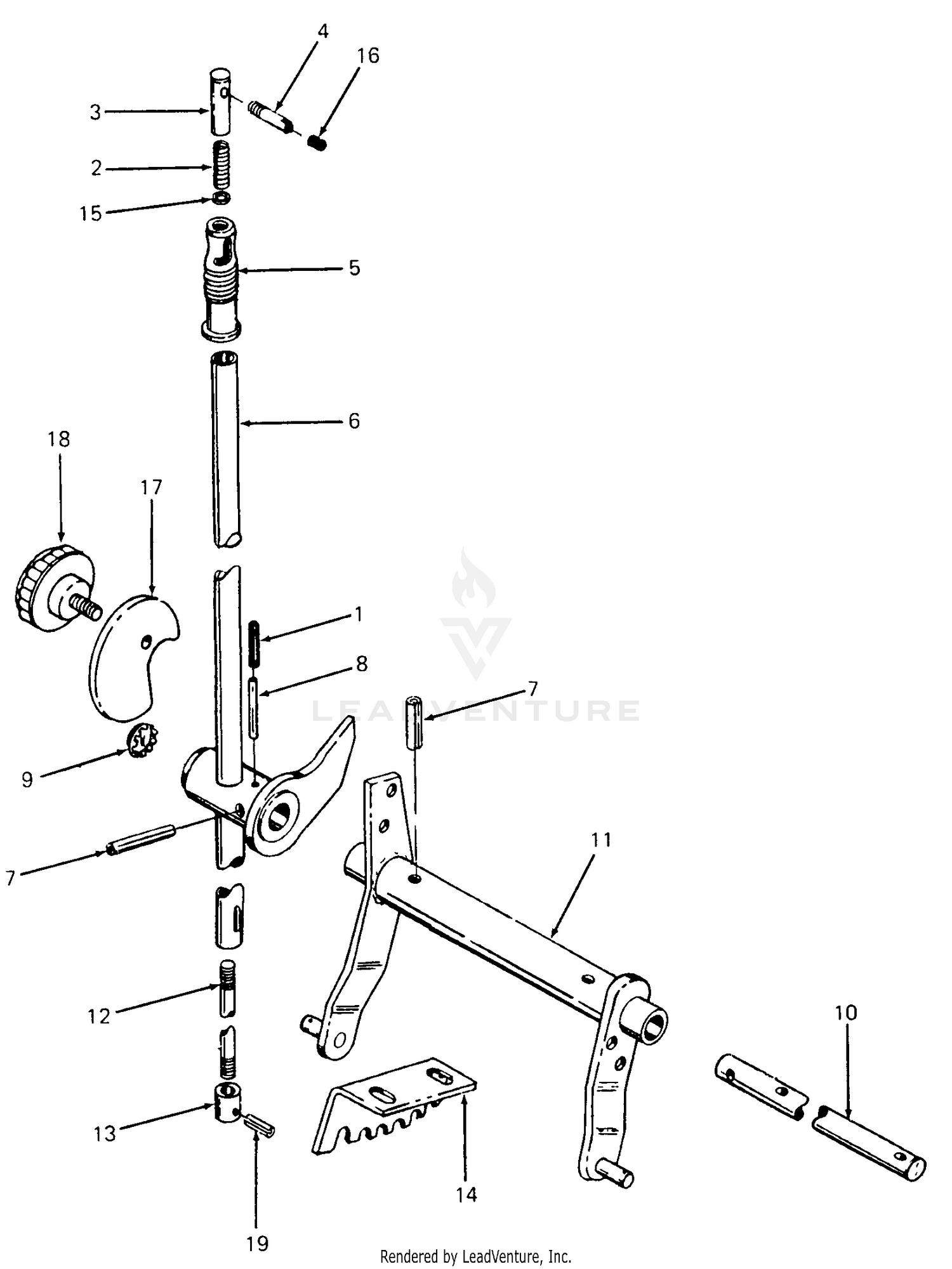 Implement Lift Handle