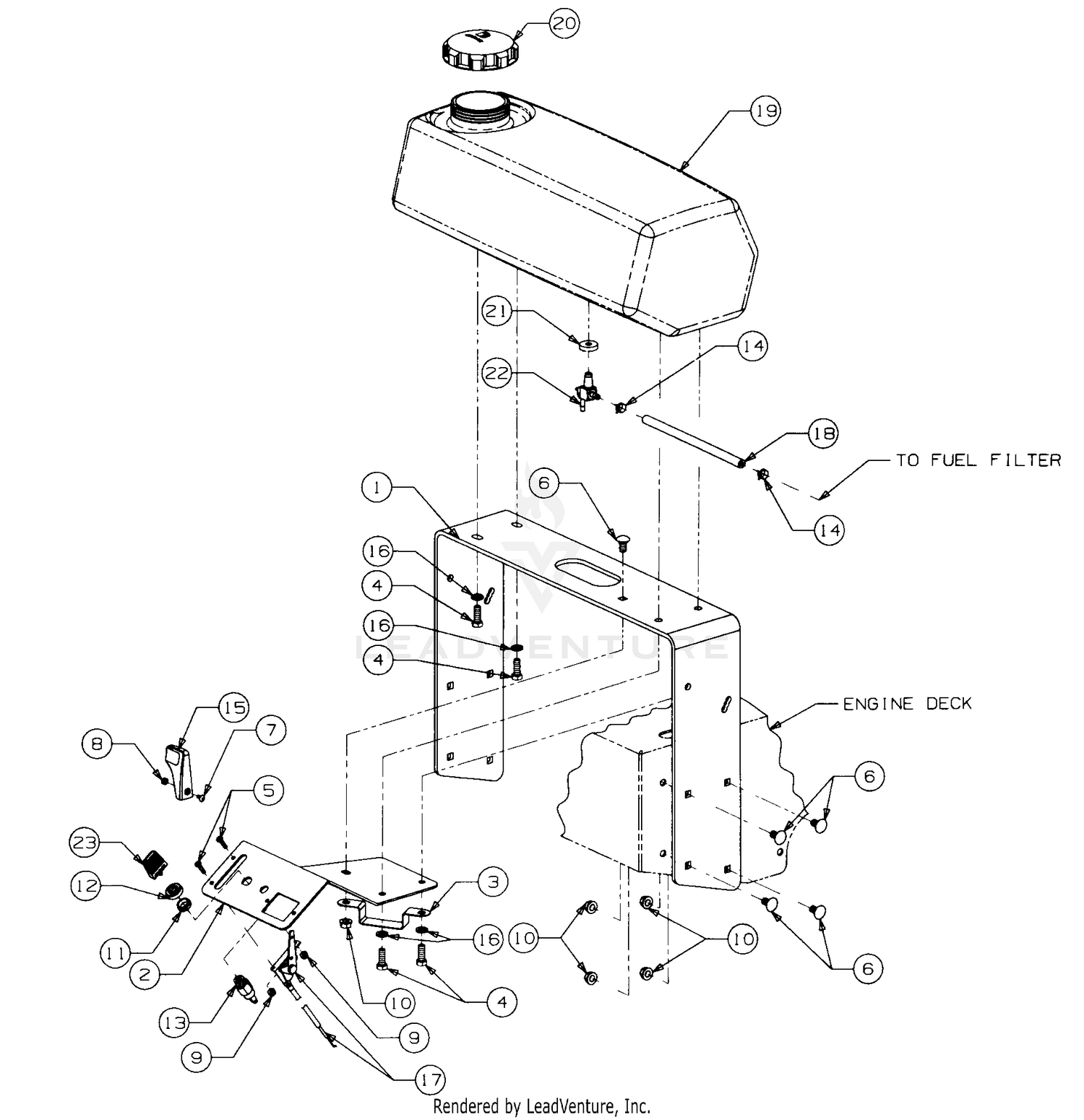 Lower Handle Support Assembly