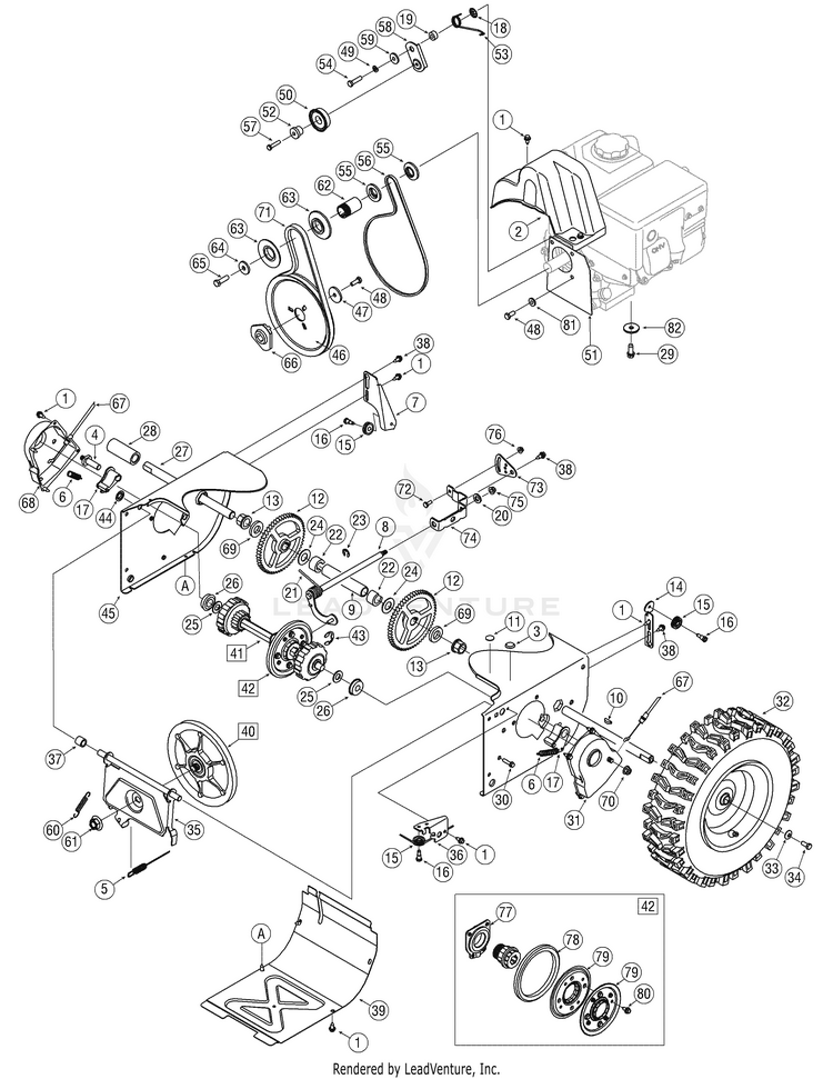 Craftsman 31ah55th799 (247.88830) (2009) Snow Blower 