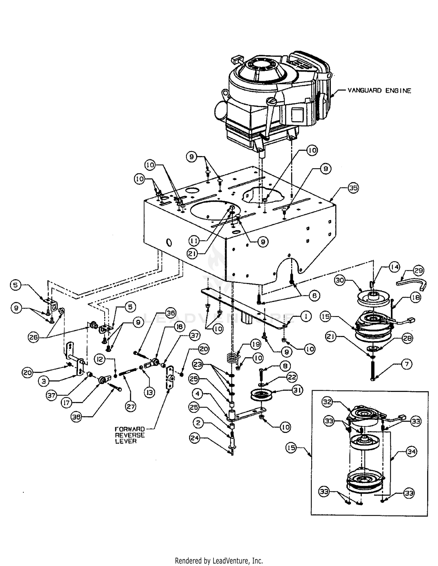 Engine Deck Assembly