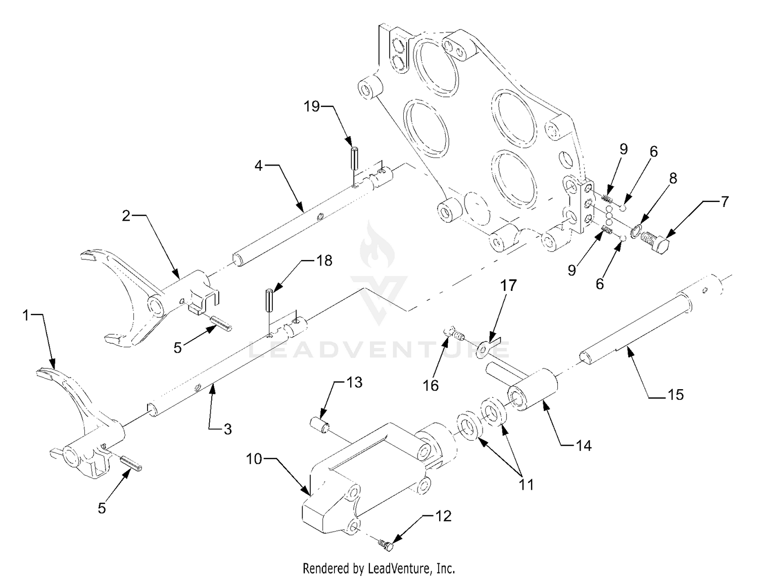 Main Shift Fork Group