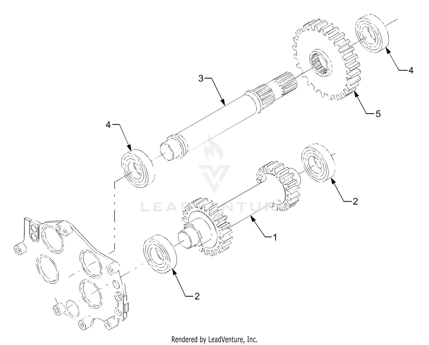 PTO Counter Shaft Group
