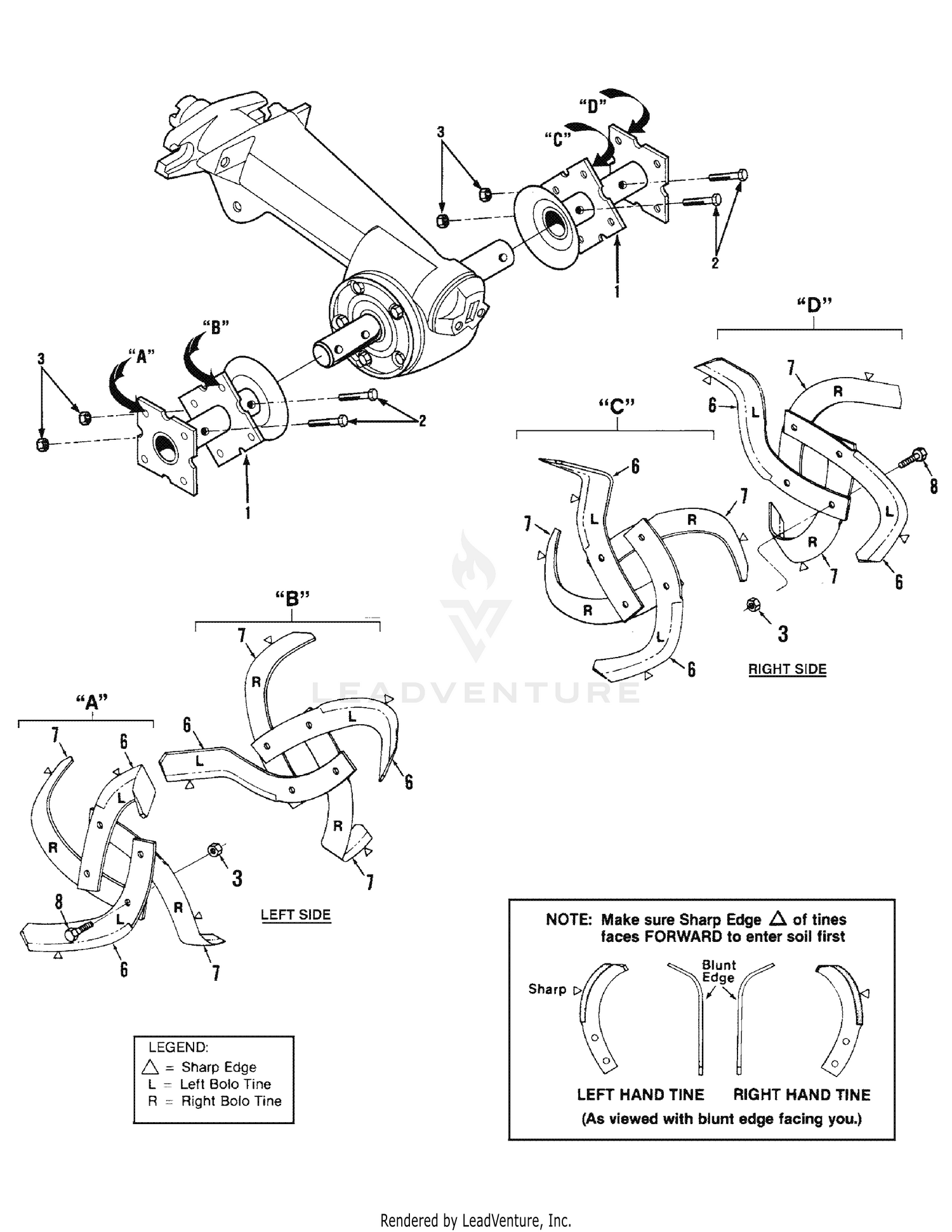 Bolo Tine Assembly