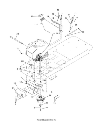 Troy Bilt 17af2acp011 Mustang Rzt 50 08 17 Z Series