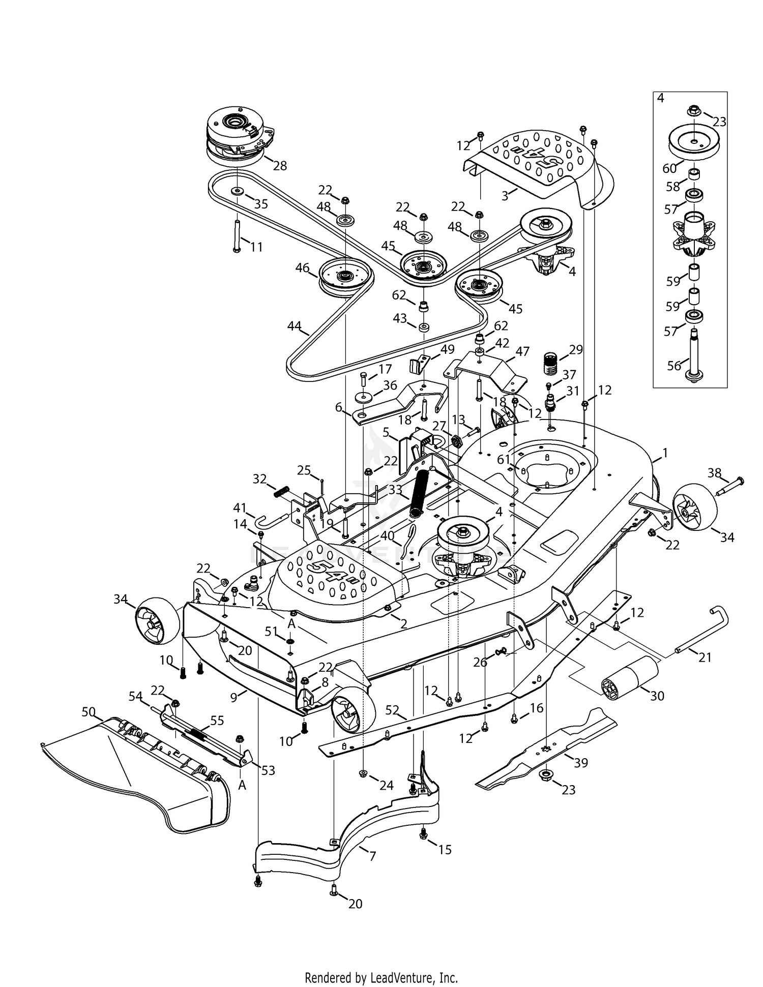 54 troy bilt online zero turn