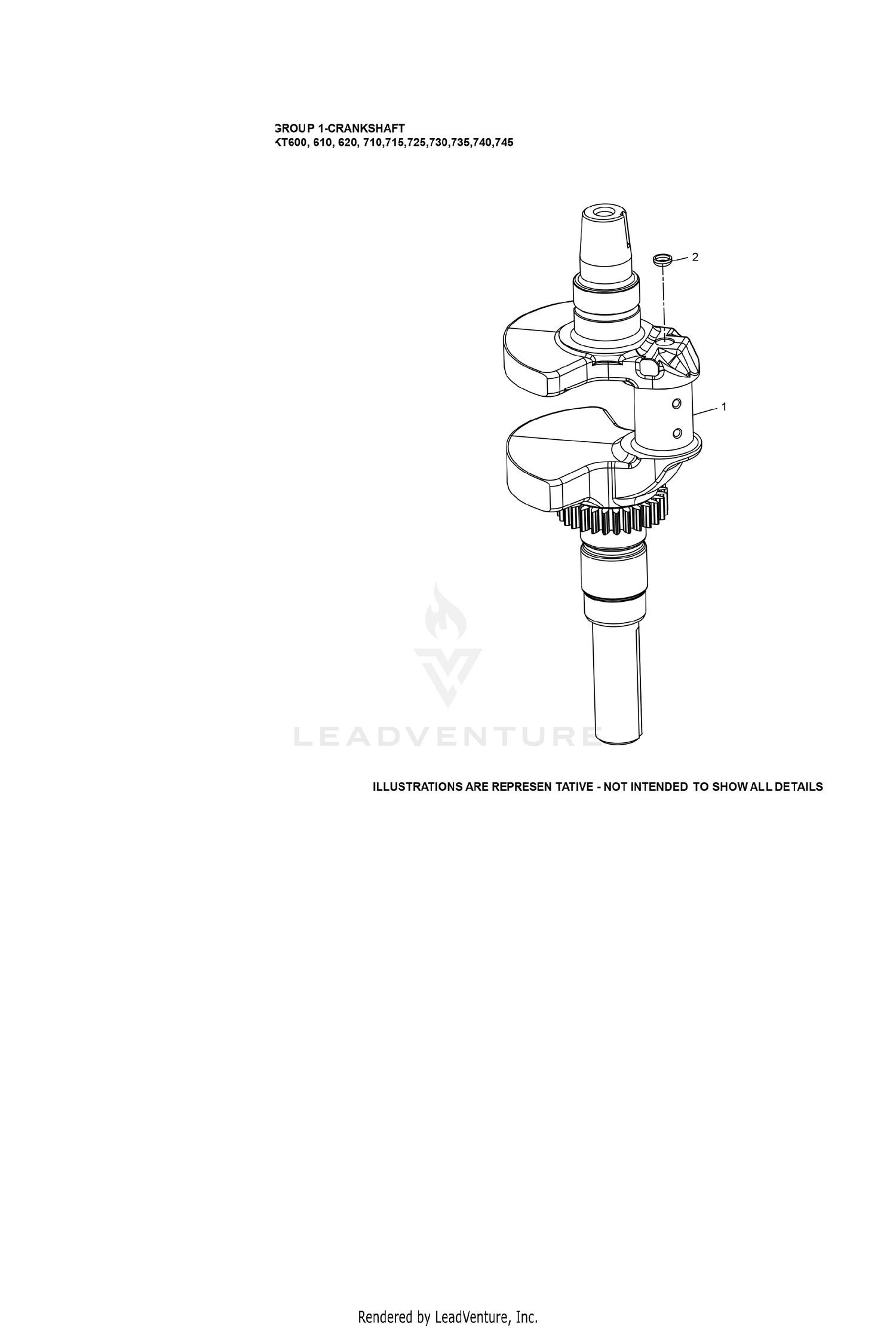 KT725-3017 CrankShaft