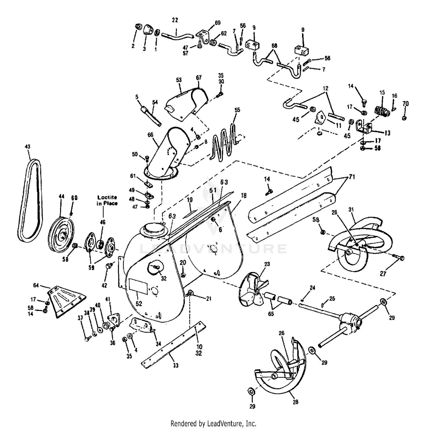 BLOWER HOUSING ASSEMBLY