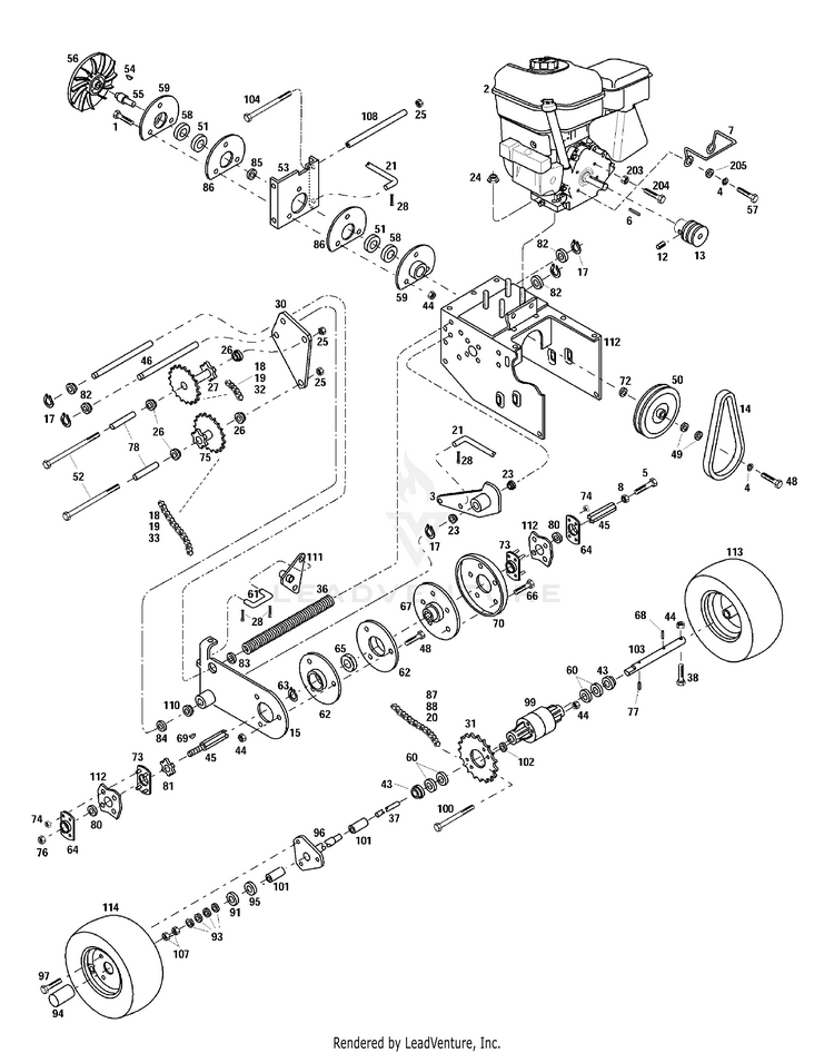 Troy Bilt 42052 11 hp 30