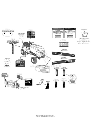 Huskee 13W2775S031 LT4200 2012 PartsWarehouse