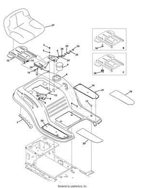 Huskee 13W277SS031 LT 4200 2015 Lawn Tractor Partswarehouse