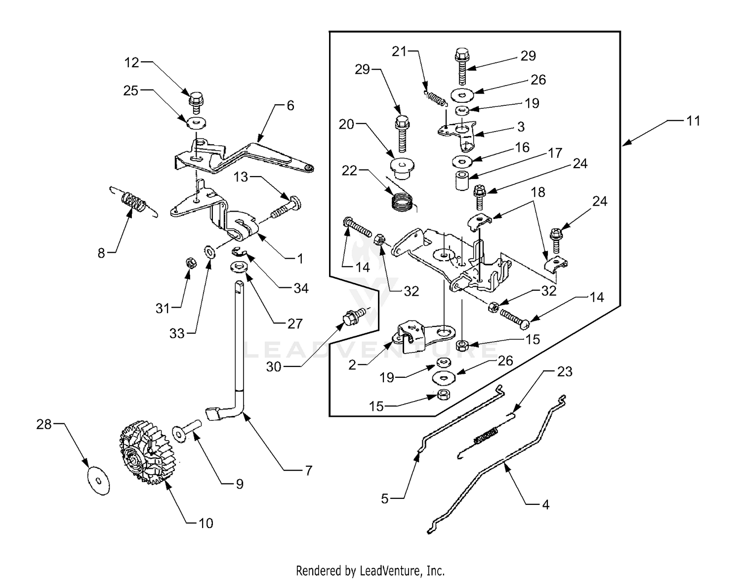 Control Linkage And Governor