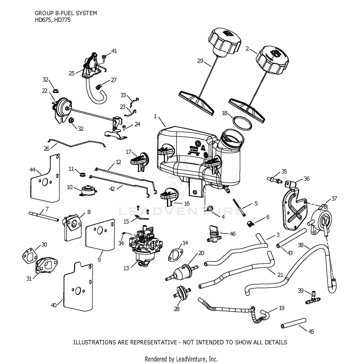 HD775-3114 Fuel System