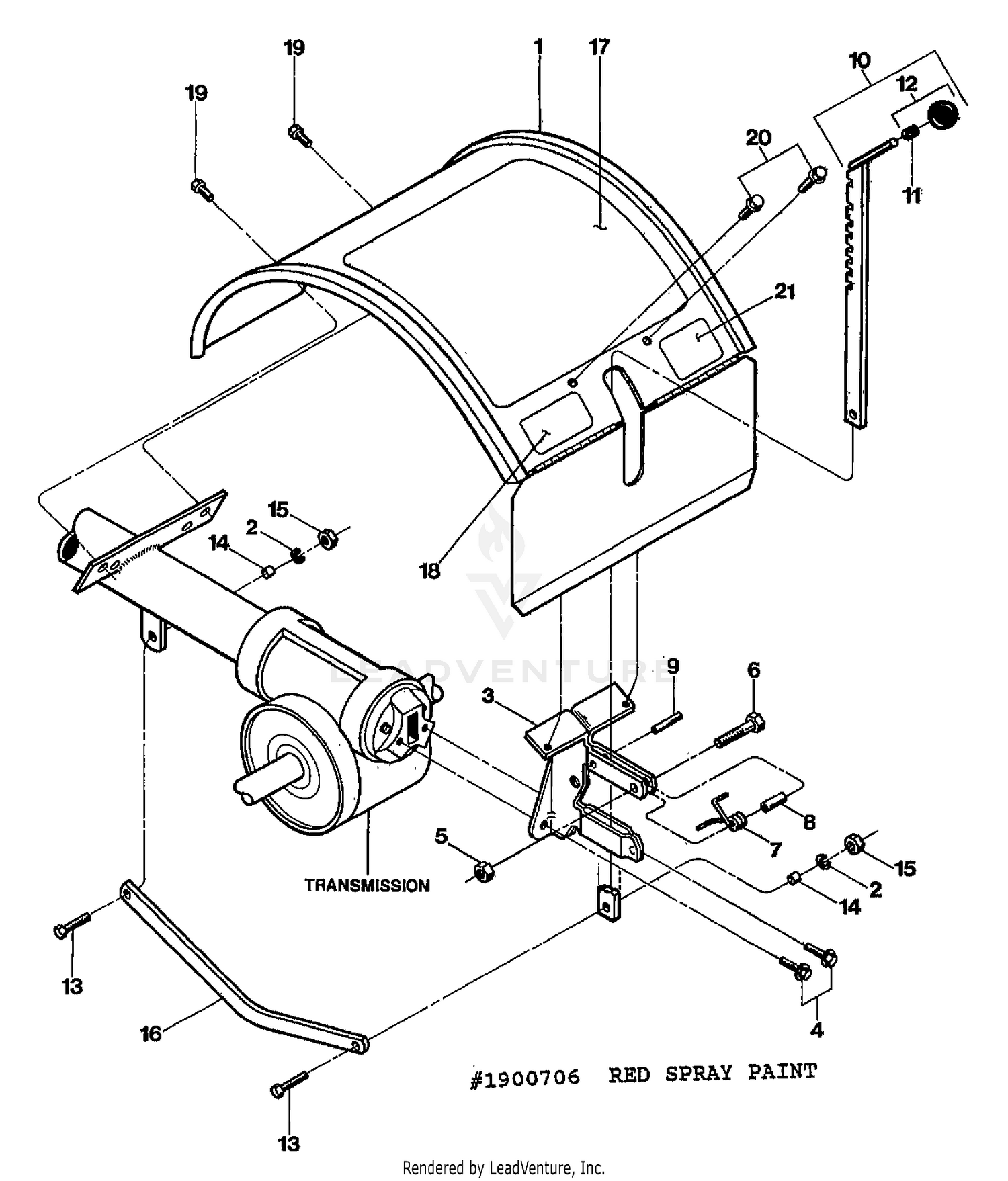 HOOD & DEPTH REGULATOR