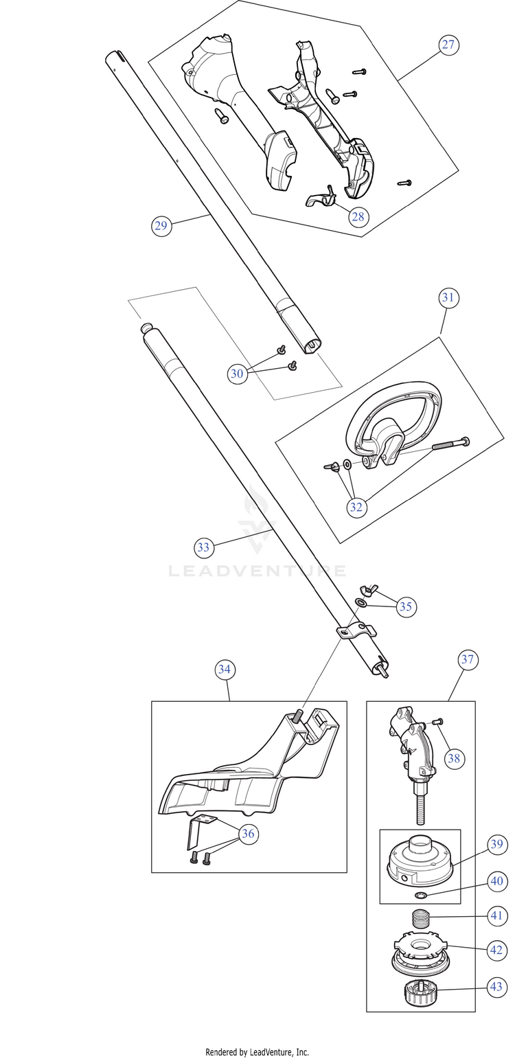 Yard machine best sale trimmer parts