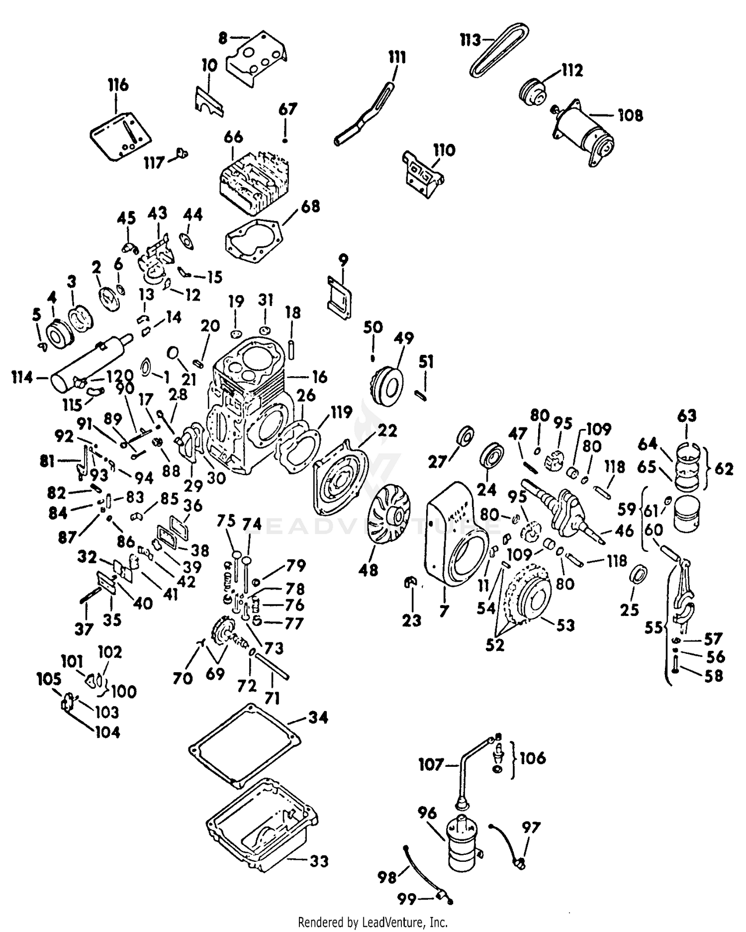 Engine-K341-16 Hp