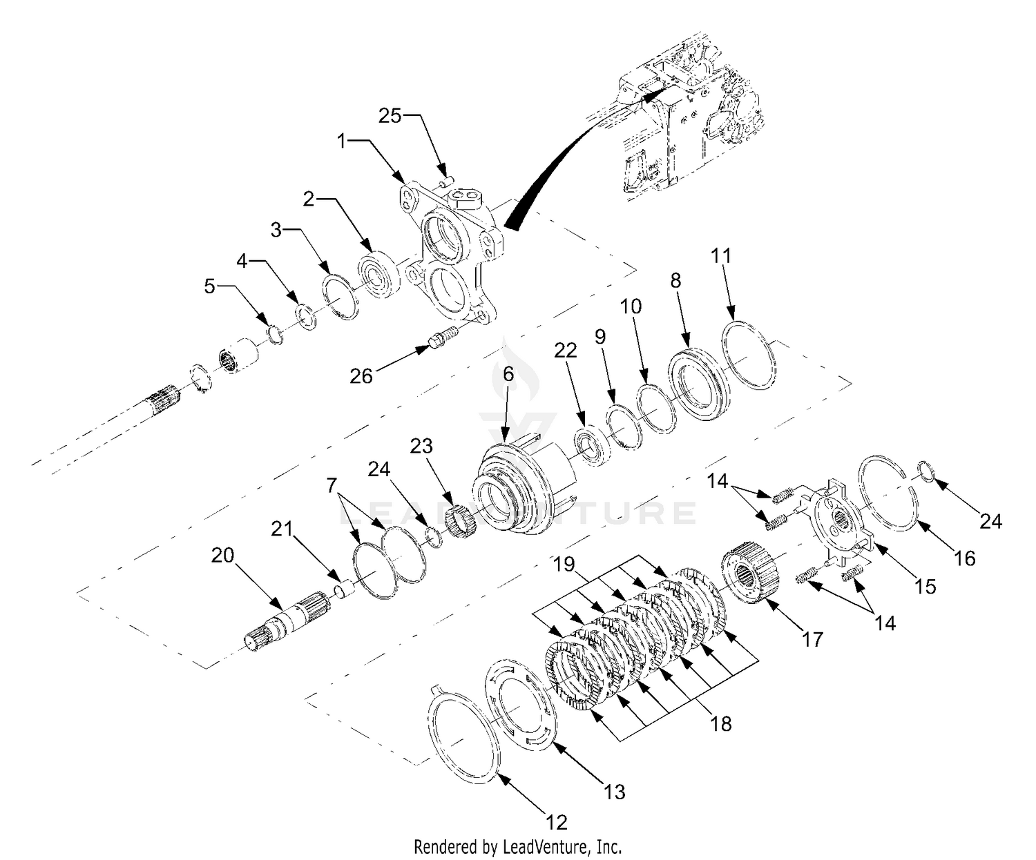 PTO Clutch Group