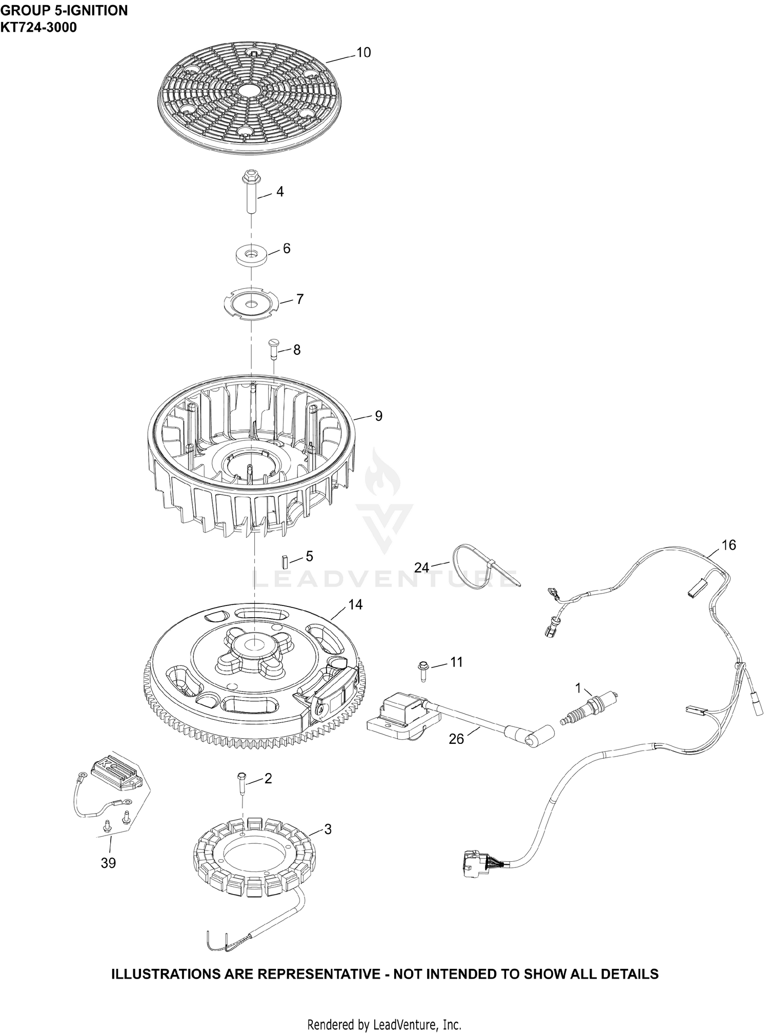 KT724-3000 Ignition & Charging