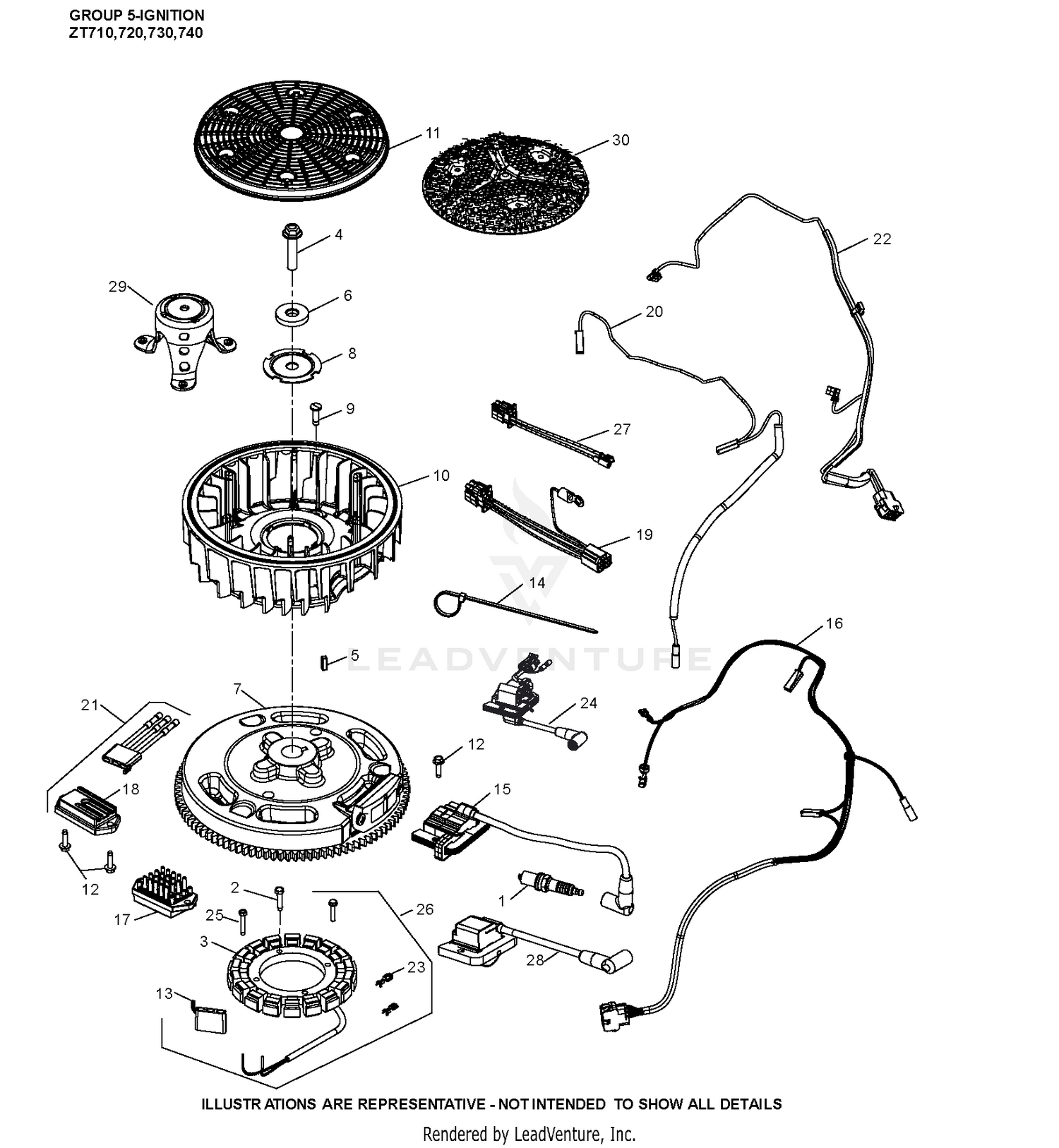 ZT730-3045 Ignition & Charging