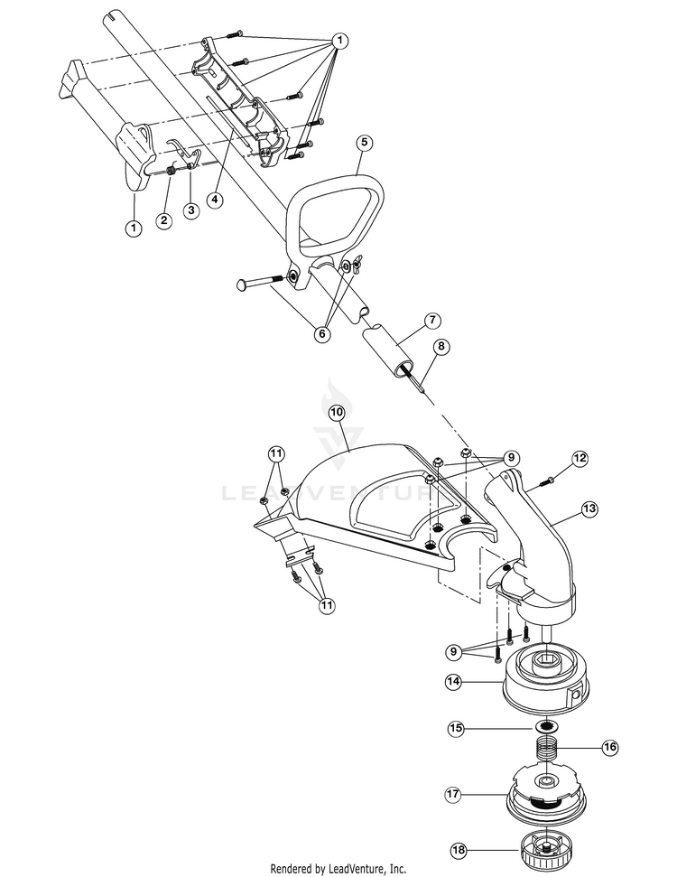 Yard Man YM1500 41CDY15G901 Gas String Trimmer Partswarehouse