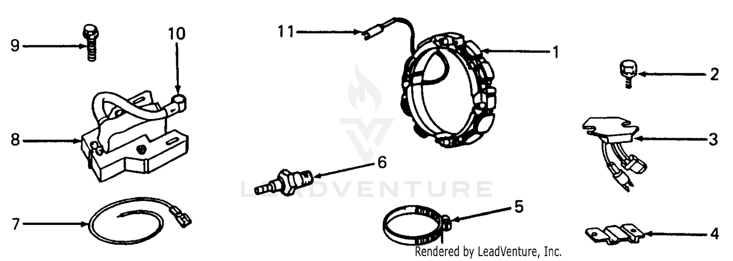 Engine Flywheel, Ring Gear, Blower Housing & Screens