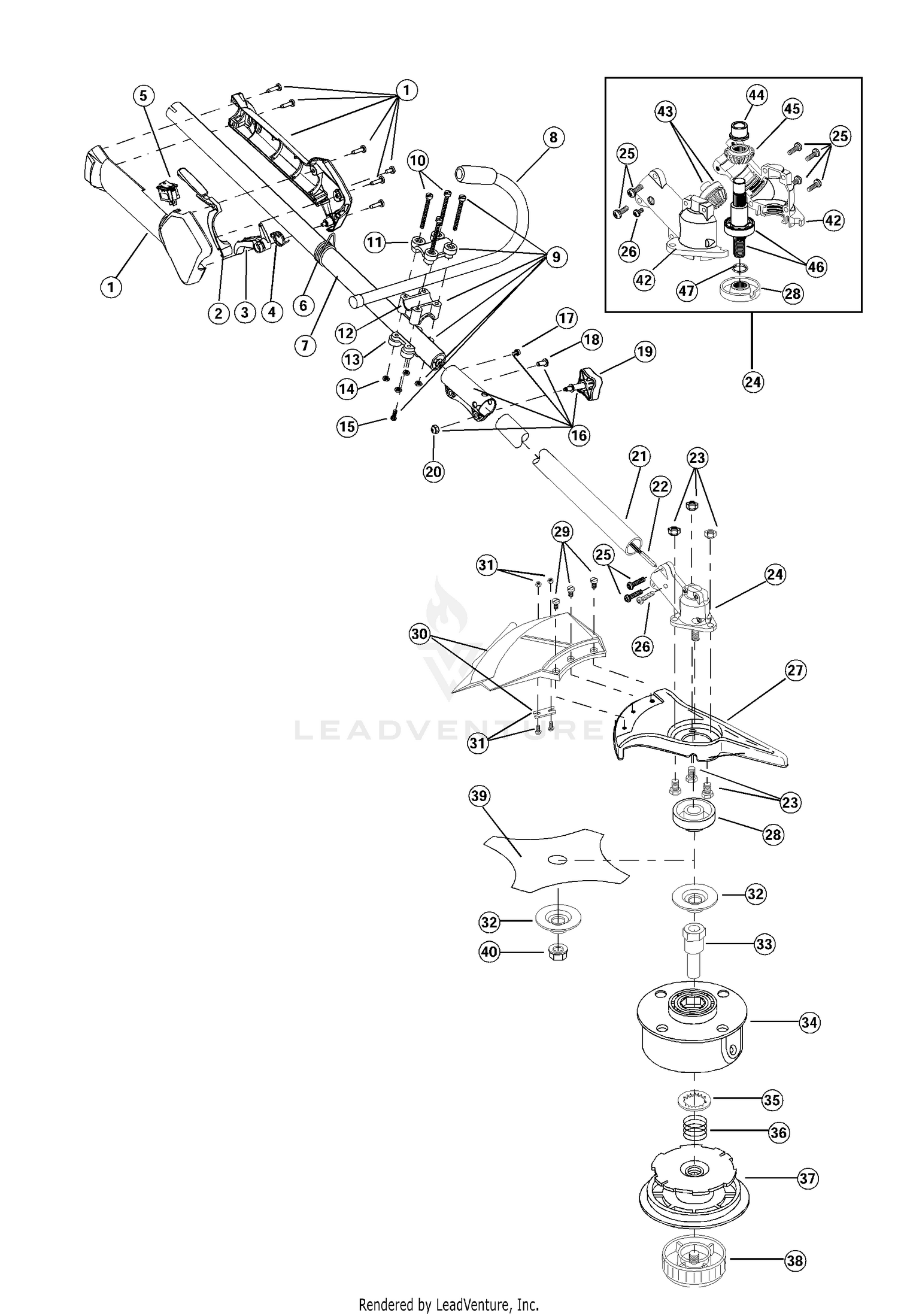 Boom And Trimmer Parts