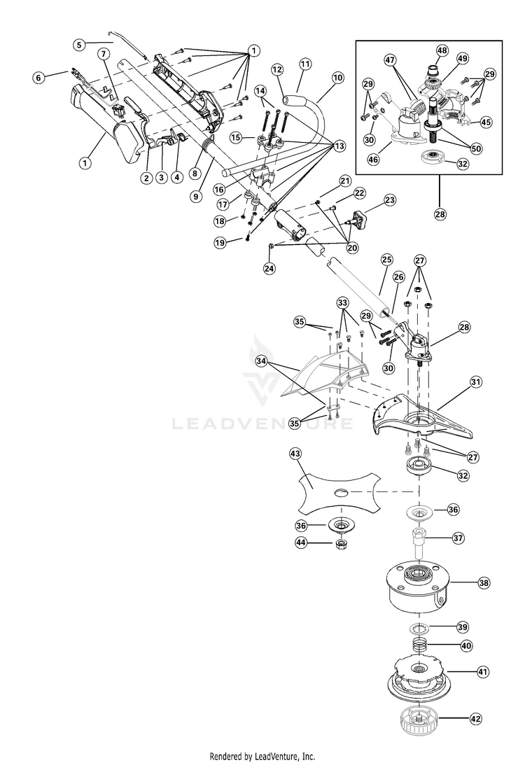 Ryobi 890r 41AD890A034 Gas String Trimmer Parts and Accessories at