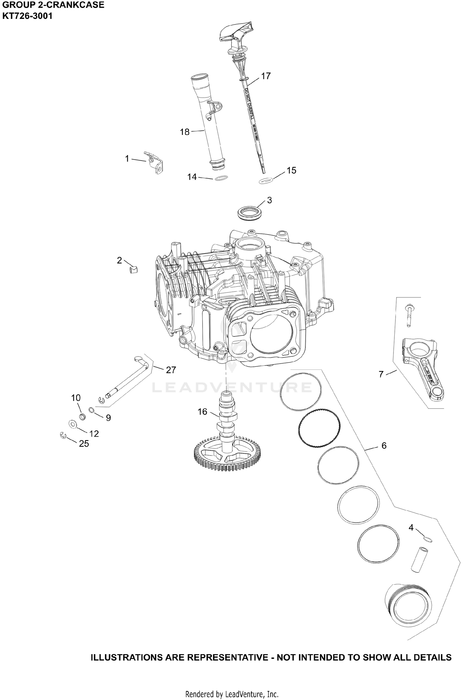 KT726-3001 CrankCase