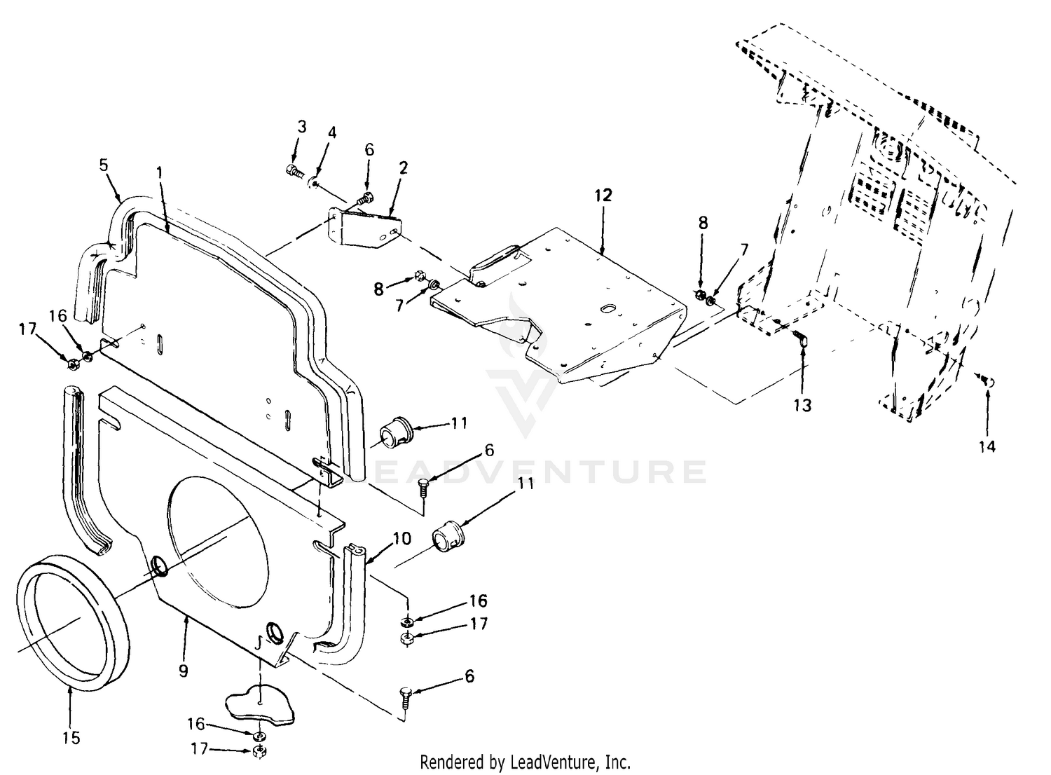 Battery Tray And Bulkhead