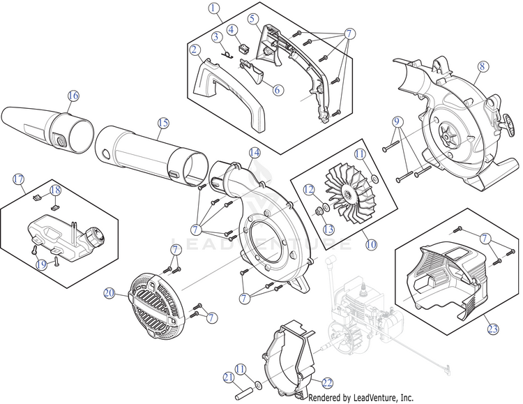 Hyper Tough By MTD H25B 41AR79MY735 Gas Blower - PartsWarehouse