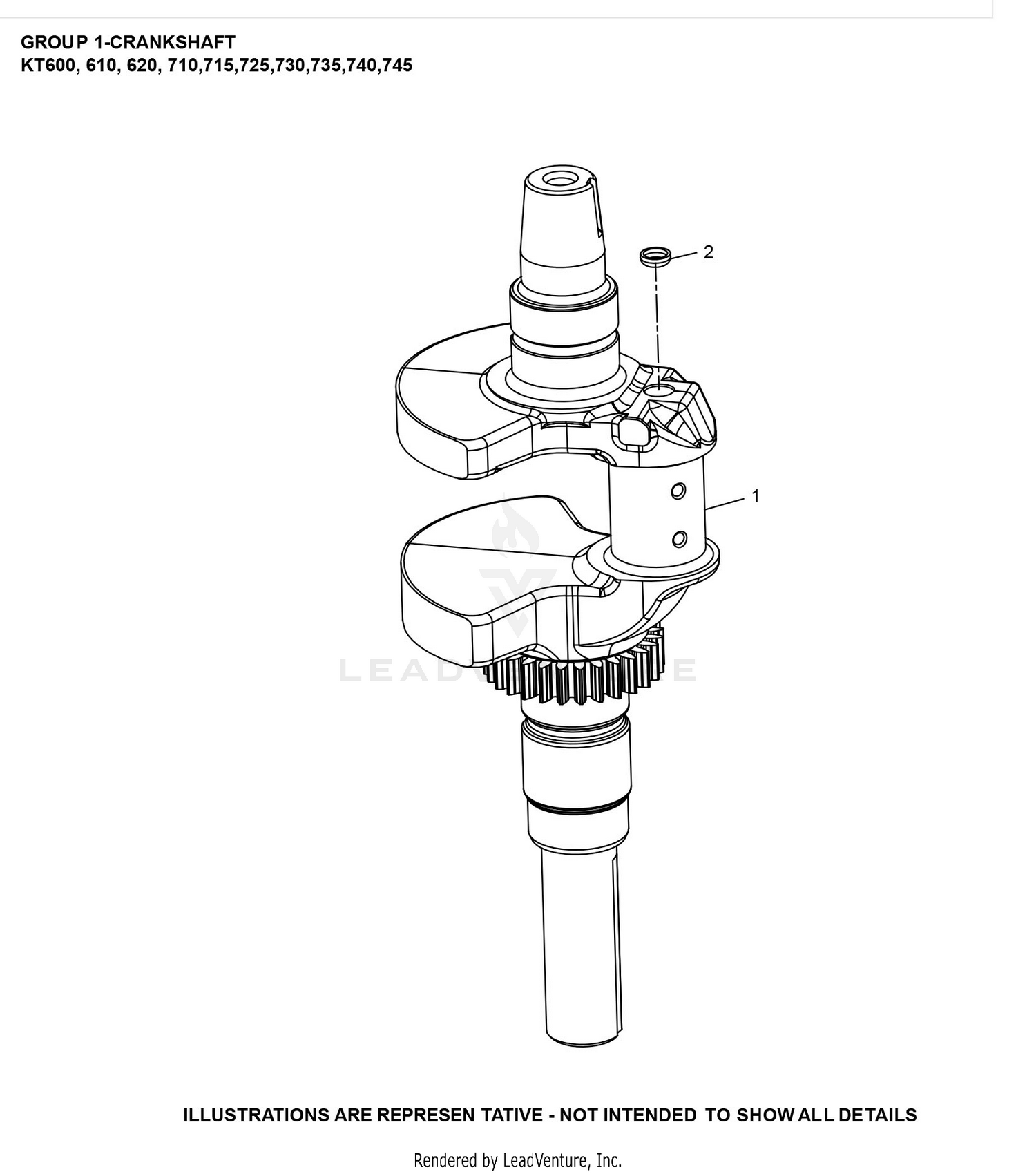 KT735-3103 CrankShaft
