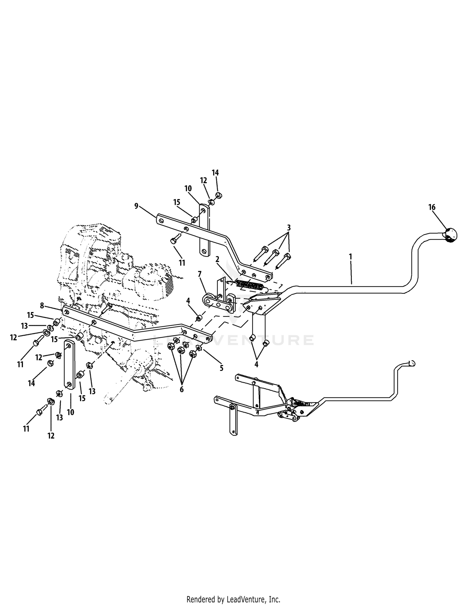 Drive Lever & Yoke Assembly
