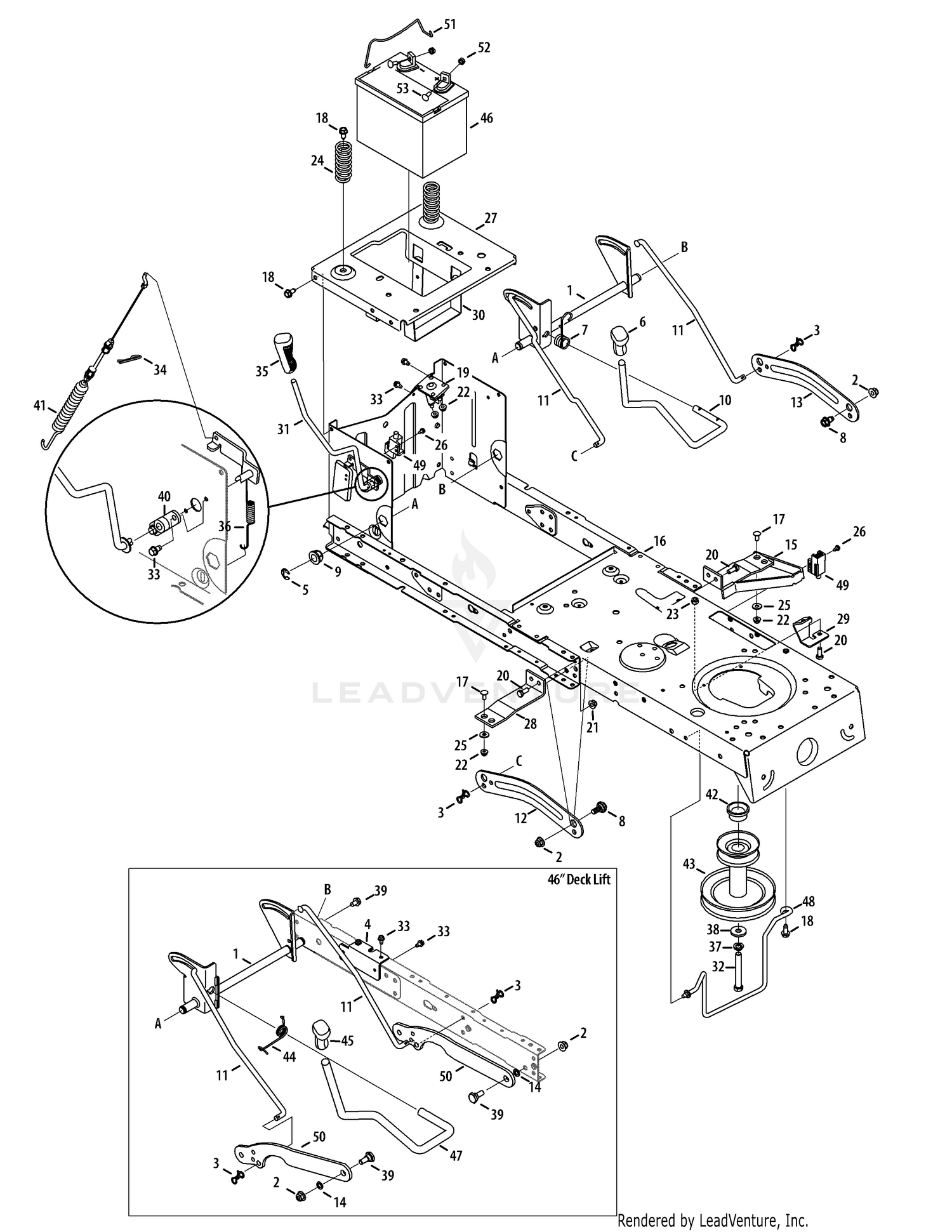Frame & PTO Lift