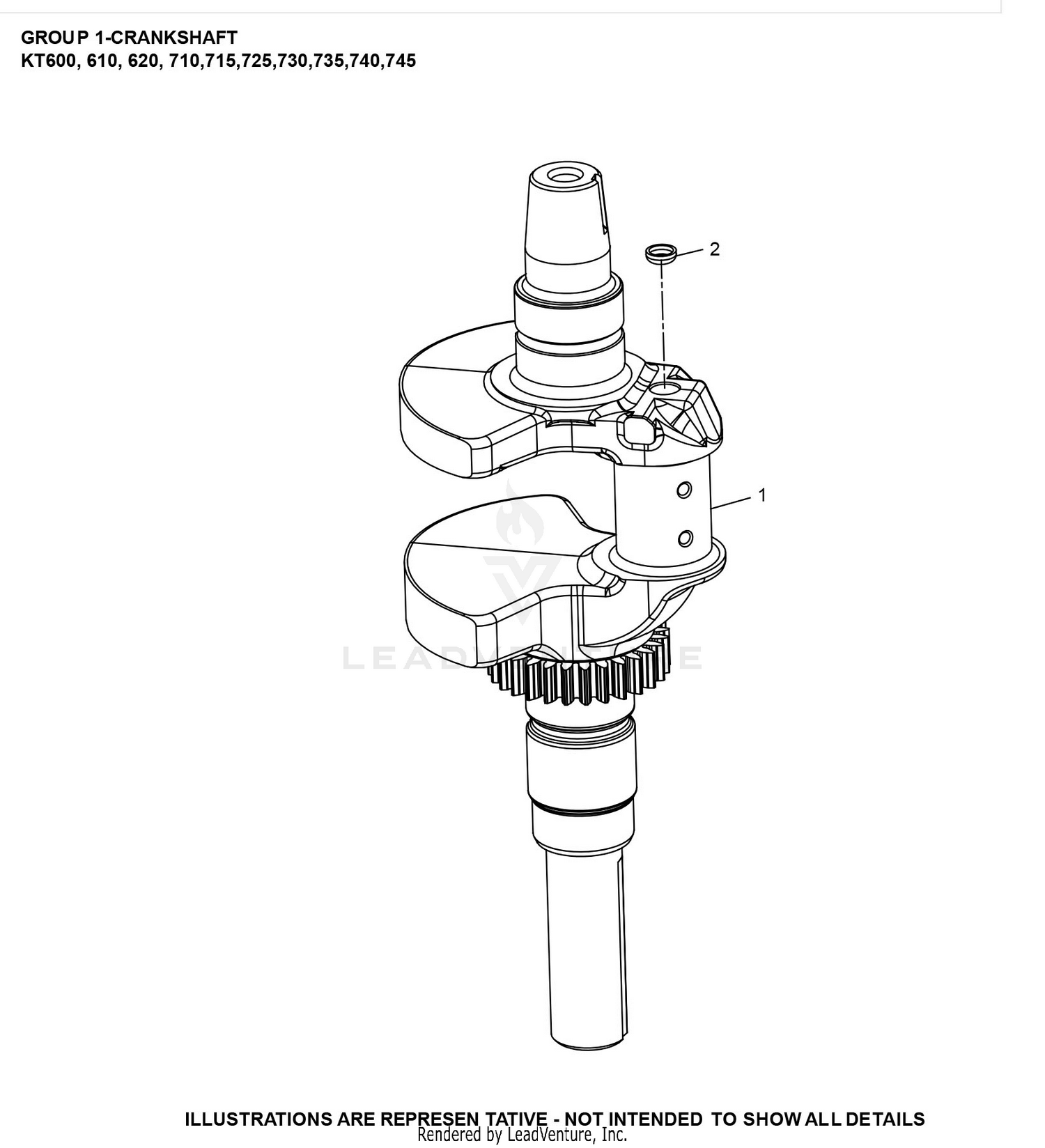 KT725-3108 CrankShaft