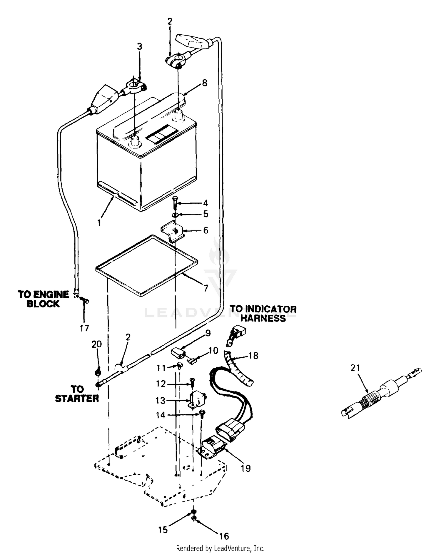 Battery And Electrical Components