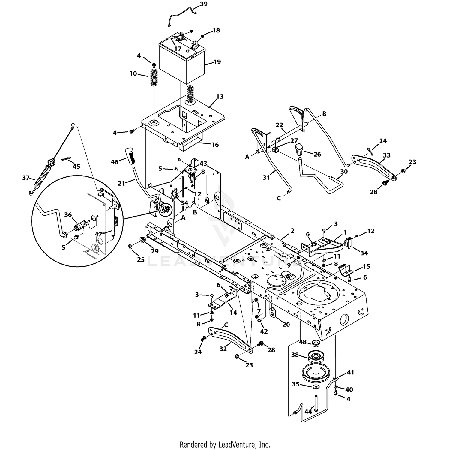 Frame & PTO Lift
