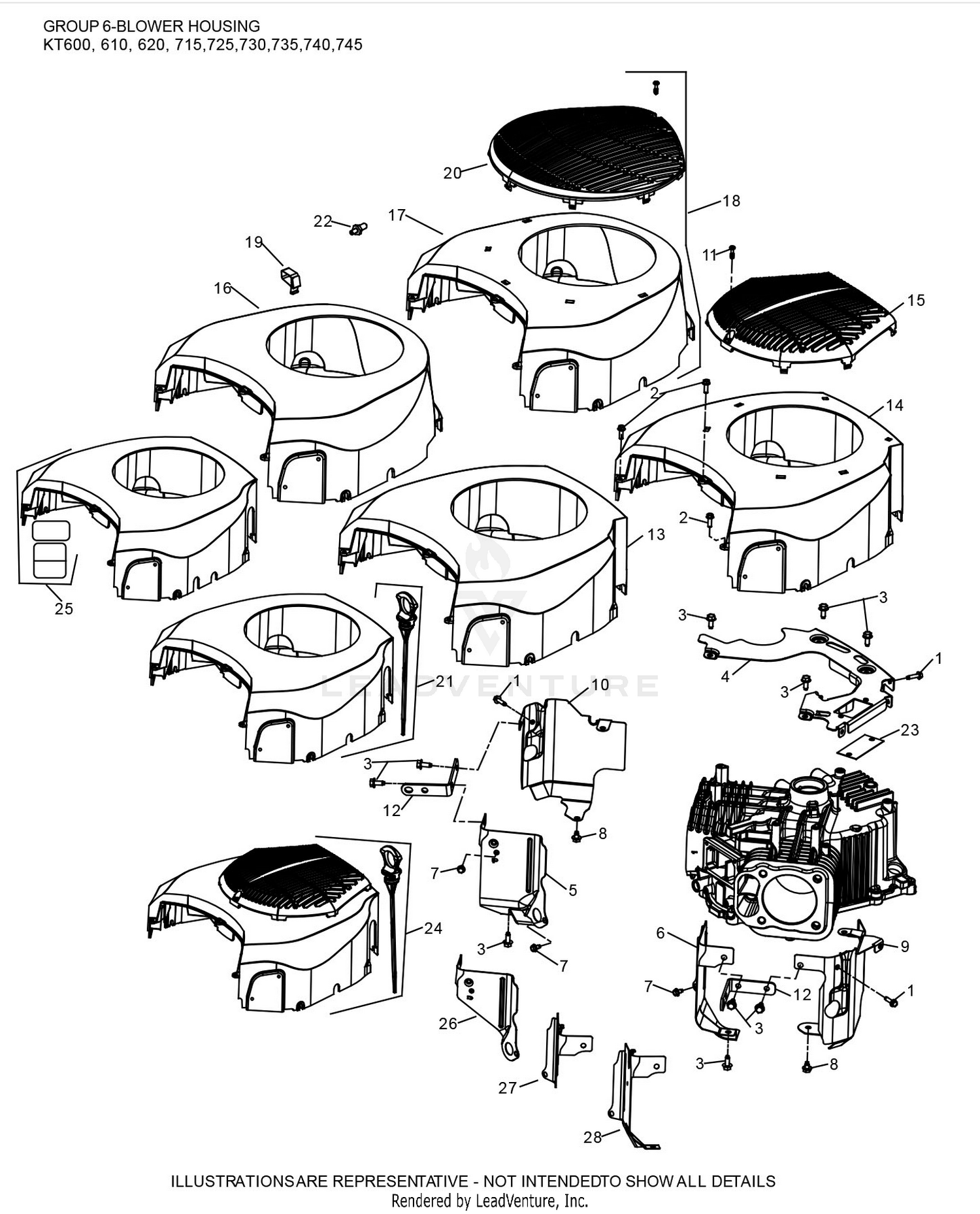 KT745-3099 Blower Housing