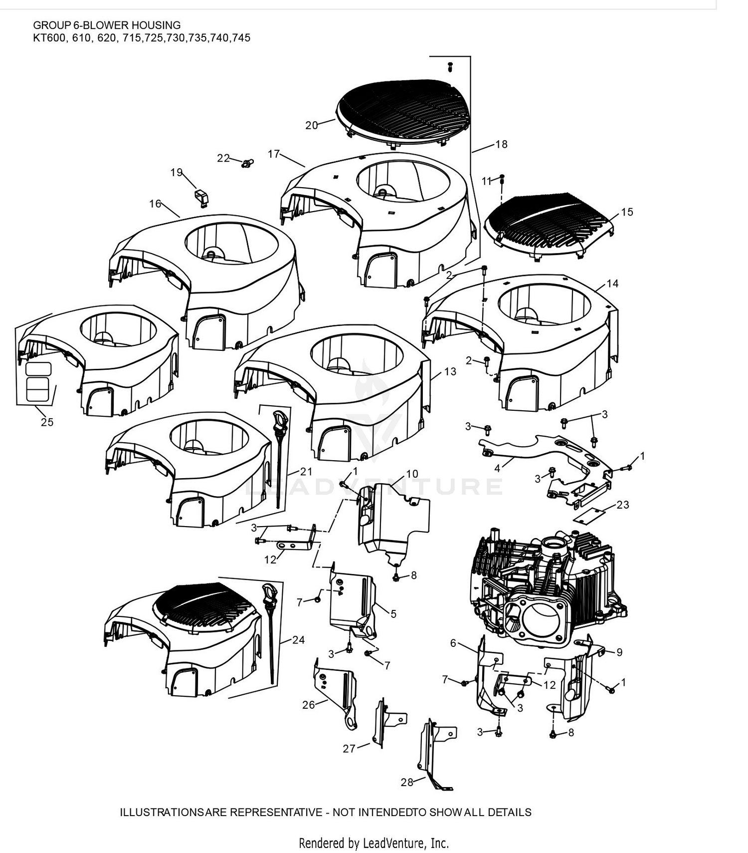 KT735-3101 Blower Housing
