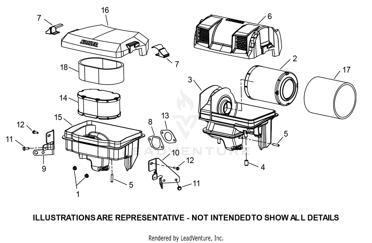 EZT750-3018 Air Intake