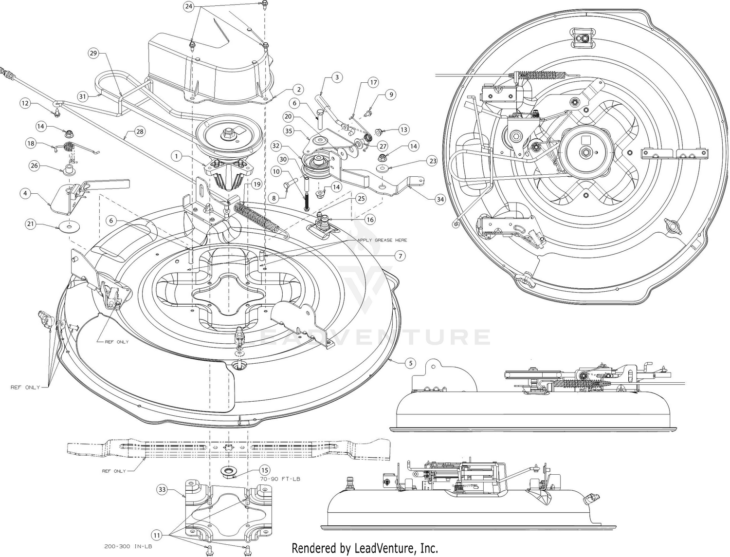 Cub Cadet CC 30 H Hydro Mini Rider 13B721JD056 2018 Deck