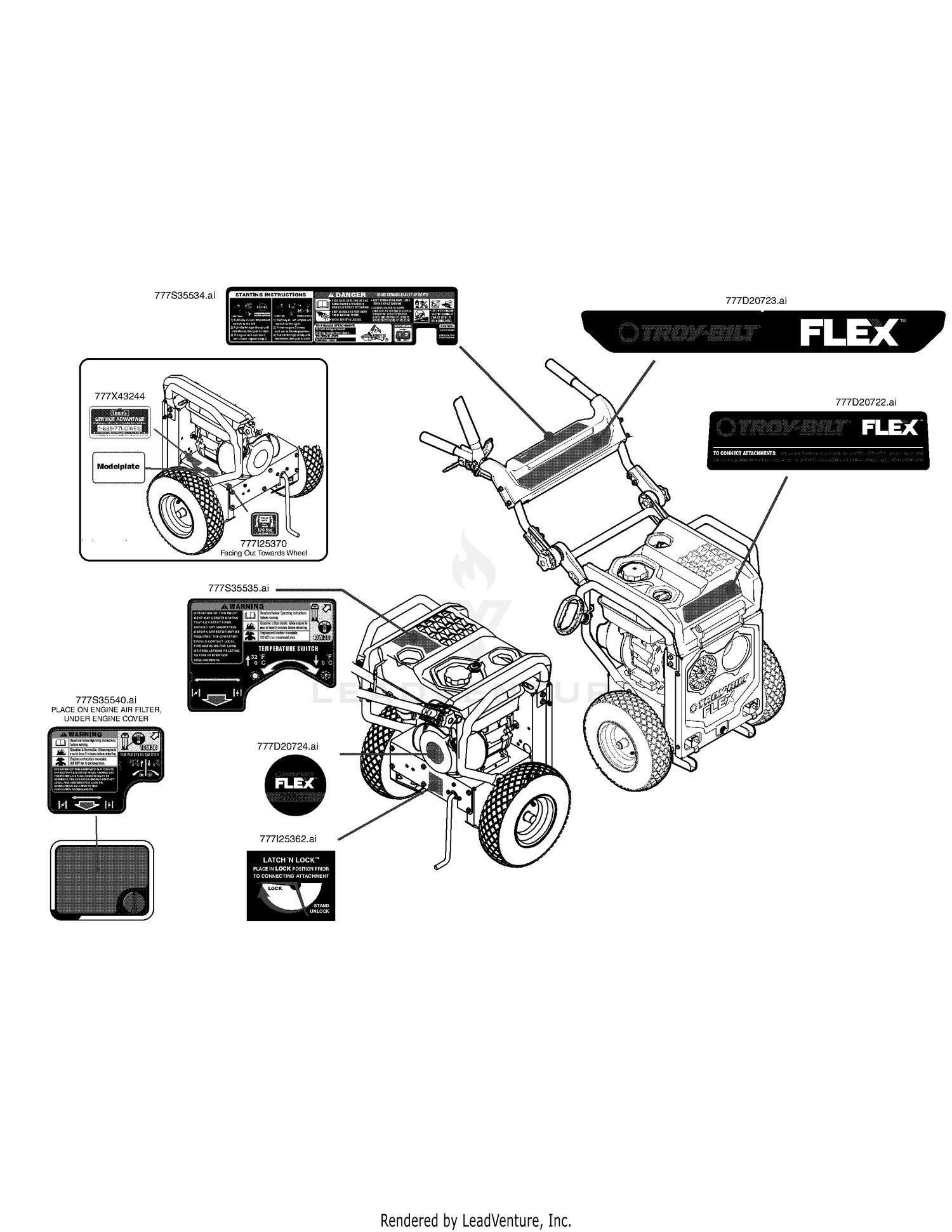 Label Map 23A-1AXA711
