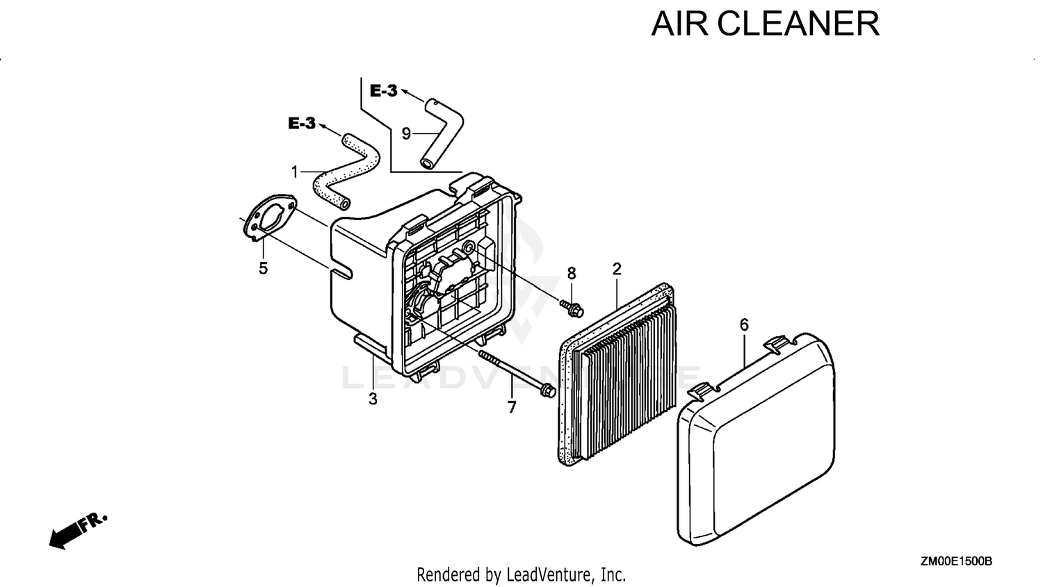 GCV160LA0-N5B AIR CLEANER