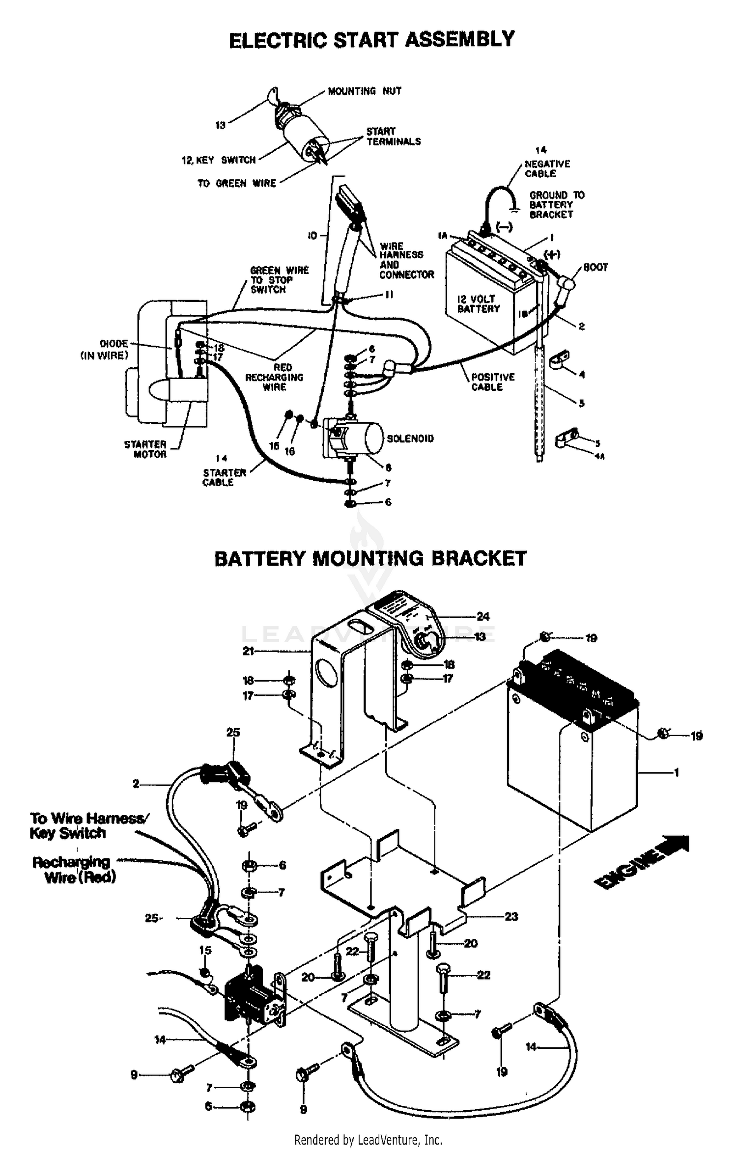 ELECTRIC START ASSEMBLY
