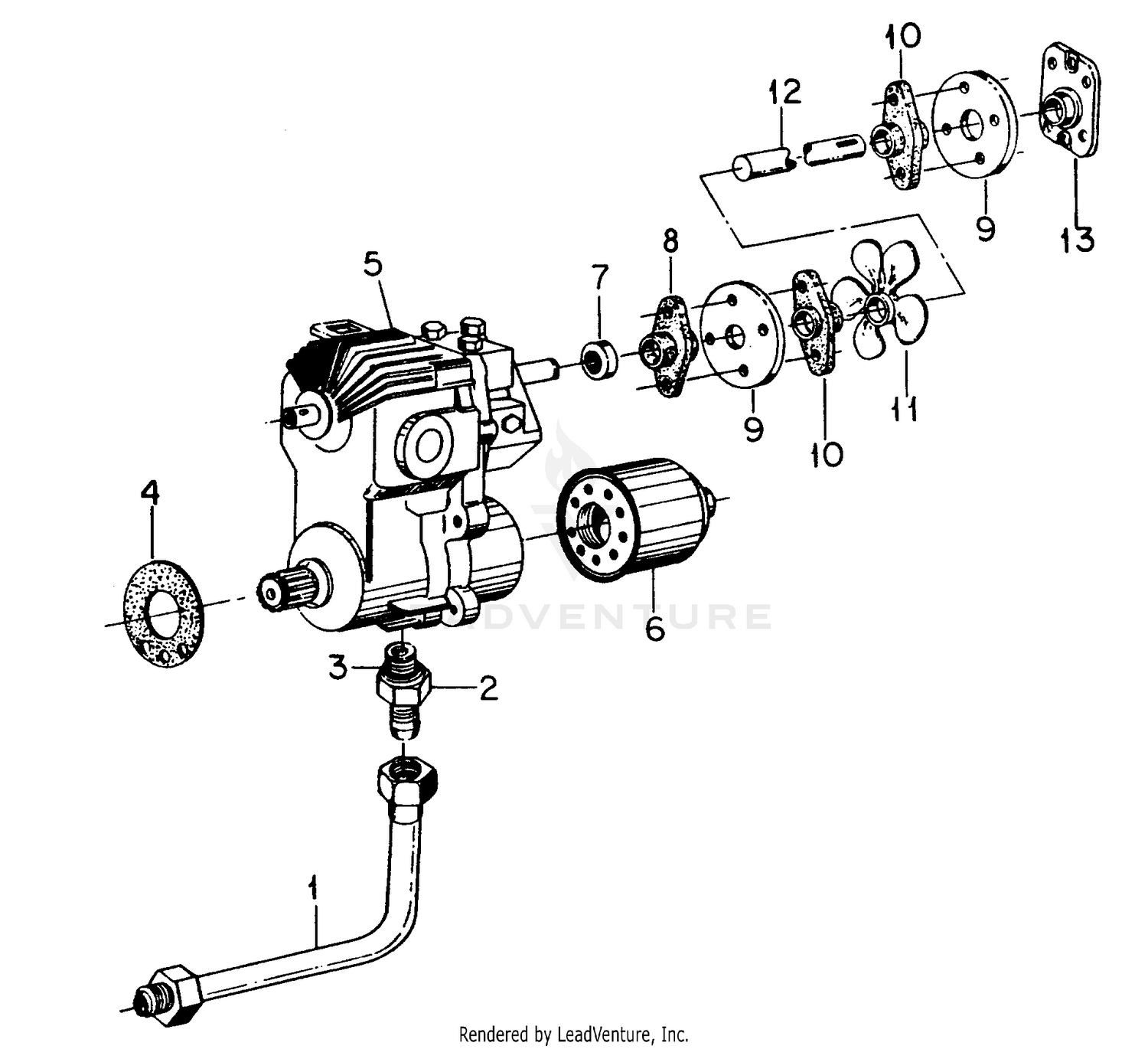 Transmission-Hydrostatic Drive-SN 720000 & Up
